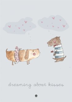 Plakat - Dreaming about kisses
