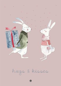 Plakat - Hugs & kisses