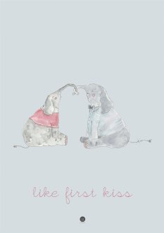 Plakat - Like first kiss